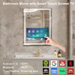 Smart Touch Screen Bathroom Vanity Mirror with Speakers