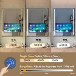 Smart Touch Screen Bathroom Vanity Mirror with Speakers