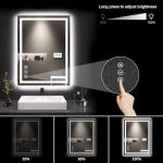 24X32 LED Bathroom Mirror with Anti-Fog & Lights