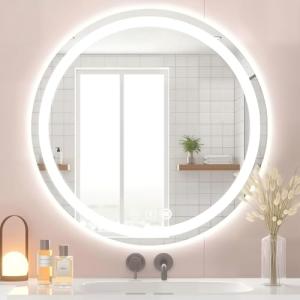 LED Bathroom Mirror with Lights and Anti-Fog