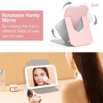Portable LED Travel Makeup Mirror with Touch Screen