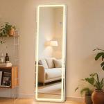 Sweetcrispy LED Lighted Full Length Floor Mirror