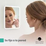 Mavoro 7x9 USB Rechargeable LED Travel Mirror