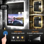 32"x24" Smart Anti-Fog Vanity Mirror with Touch Display