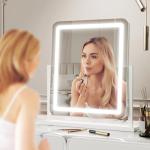 Lighted Hollywood Vanity Makeup Mirror with 5X Magnification