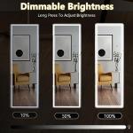 Sweetcrispy LED Lighted Full Length Floor Mirror