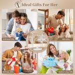 Trifold Makeup Mirror with Lights and Magnification