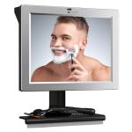 Fogless Shower Mirror with Squeegee - Adjustable Design