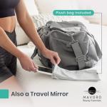 Mavoro 7x9 USB Rechargeable LED Travel Mirror