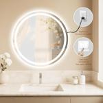LED Bathroom Mirror with Lights and Anti-Fog