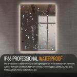 32"x24" Smart Anti-Fog Vanity Mirror with Touch Display