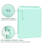 Lighted Folding Travel Makeup Mirror with LEDs