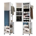 Hzuaneri 5-in-1 LED Jewelry Cabinet with Mirror