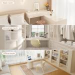 Dripex 3-in-1 Lighted Makeup Mirror with Bluetooth