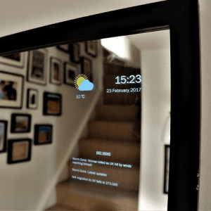 Smart Mirror with Touchscreen Display