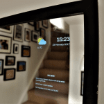Smart Mirror with Touchscreen Display