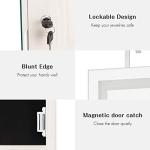 Giantex Touch Screen Lighted Jewelry Cabinet Mirror