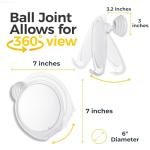 HONEYBULL Fogless Shower Mirror with Suction Holder