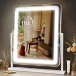 LED Vanity Mirror with Lights and Magnification