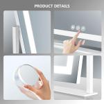 LED Vanity Mirror with Lights and Magnification