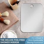 Fogless Hanging Shaving Mirror with Handheld Option