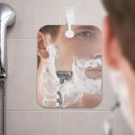 Fogless Hanging Shaving Mirror with Handheld Option