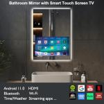 Haocrown 24x32 Inch Smart Bathroom Vanity Mirror