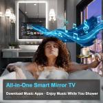 Haocrown 24x32 Inch Smart Bathroom Vanity Mirror