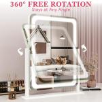 ROLOVE LED Vanity Mirror with Touch Control Lights