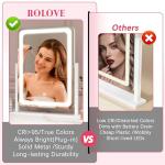 ROLOVE LED Vanity Mirror with Touch Control Lights