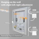 Olyvren 24"x32" LED Bathroom Mirror with Bluetooth