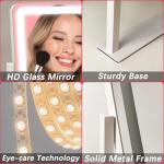 ROLOVE LED Vanity Mirror with Touch Control Lights