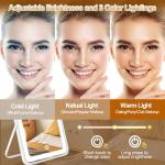 Rechargeable LED Makeup Mirror with 3 Light Modes