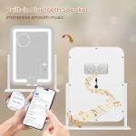 Dripex 5-in-1 Lighted Vanity Mirror with Speaker