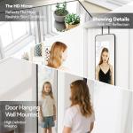 Full-Length Rectangle Wall Mounted Makeup Mirror 47x14