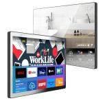 32-Inch Waterproof Smart Mirror TV with Voice Assistant