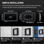 32-Inch Waterproof Smart Mirror TV with Voice Assistant