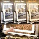 FENNIO LED Vanity Mirror with Touch Screen