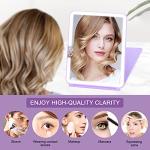 Deweisn Portable Lighted Makeup Mirror with 72 LEDs