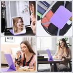 Deweisn Portable Lighted Makeup Mirror with 72 LEDs