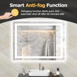 Hivone 40X30 LED Smart Bathroom Mirror