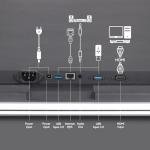 Smart Vanity Mirror with Touchscreen TV and LED Lights