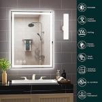Dimmable LED Bathroom Mirror with Anti-Fog Feature
