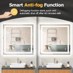 Hivone 36" LED Bathroom Mirror with Lights