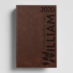 Custom Royal Blue Leather Journal - 12 Designs