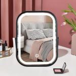 LED Travel Makeup Mirror with Touch Screen Lights
