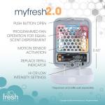 MyFresh 2.0 Compact Personal Air Fresheners - 6 Pack