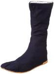Ninja Tabi Boots with Rubber Outsole - Navy 24.5cm