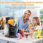 85oz Slushie and Ice Cream Machine with LED Display