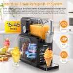 85oz Slushie and Ice Cream Machine with LED Display
